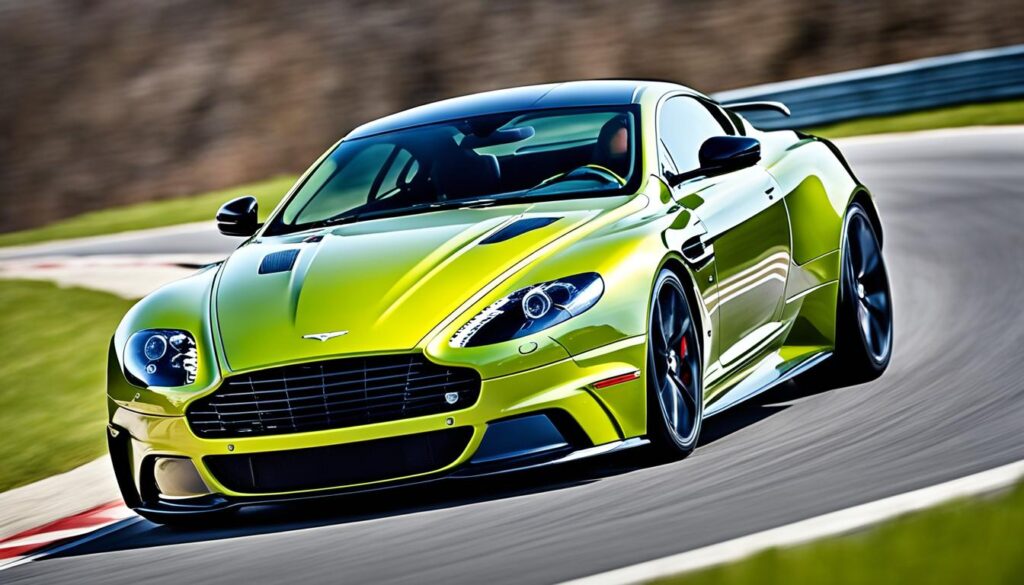 Aston Martin DBS in action