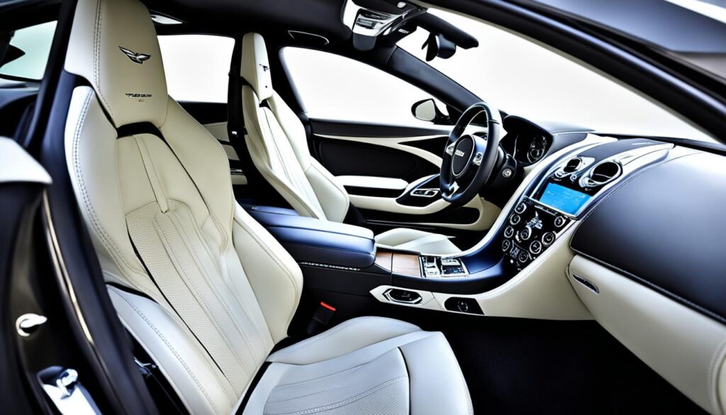 Aston Martin DBS interiors