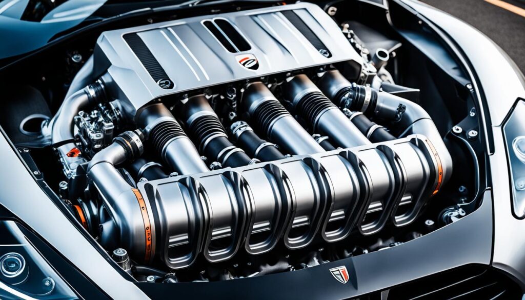 Koenigsegg Agera Engine Detail