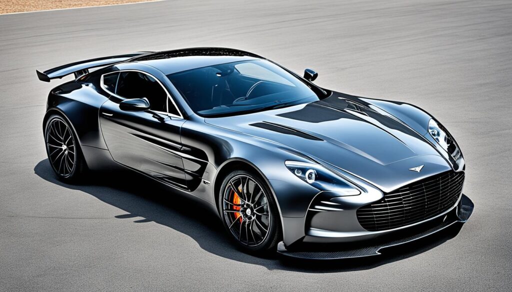 Aston Martin One-77 carbon fiber monocoque chassis