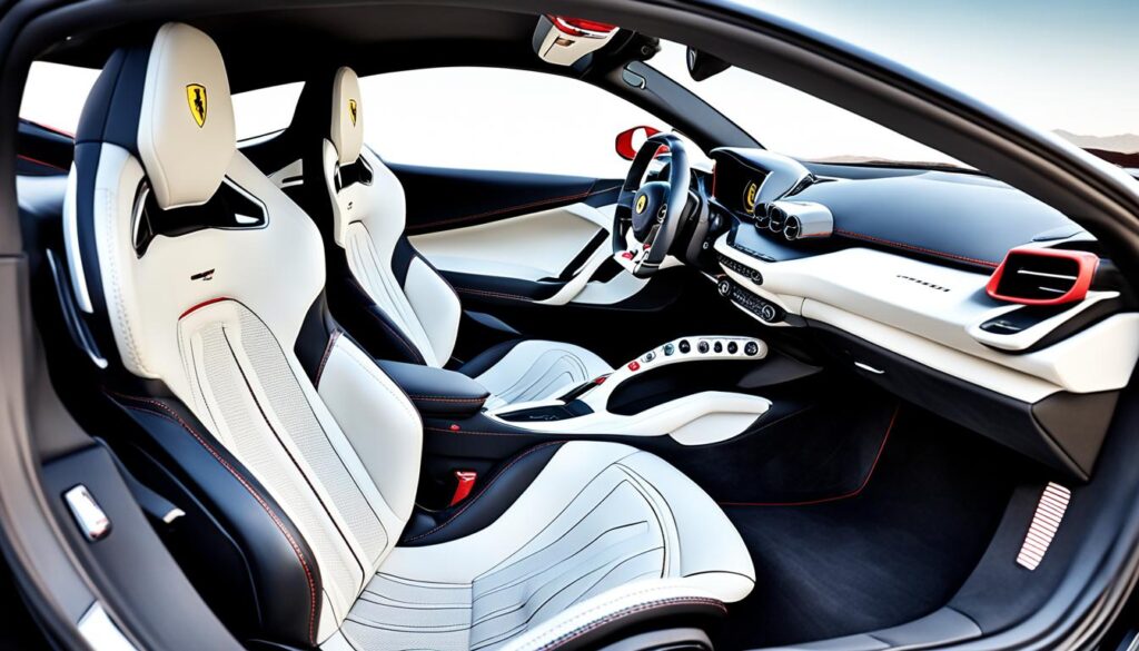 Ferrari 488 luxury cabin