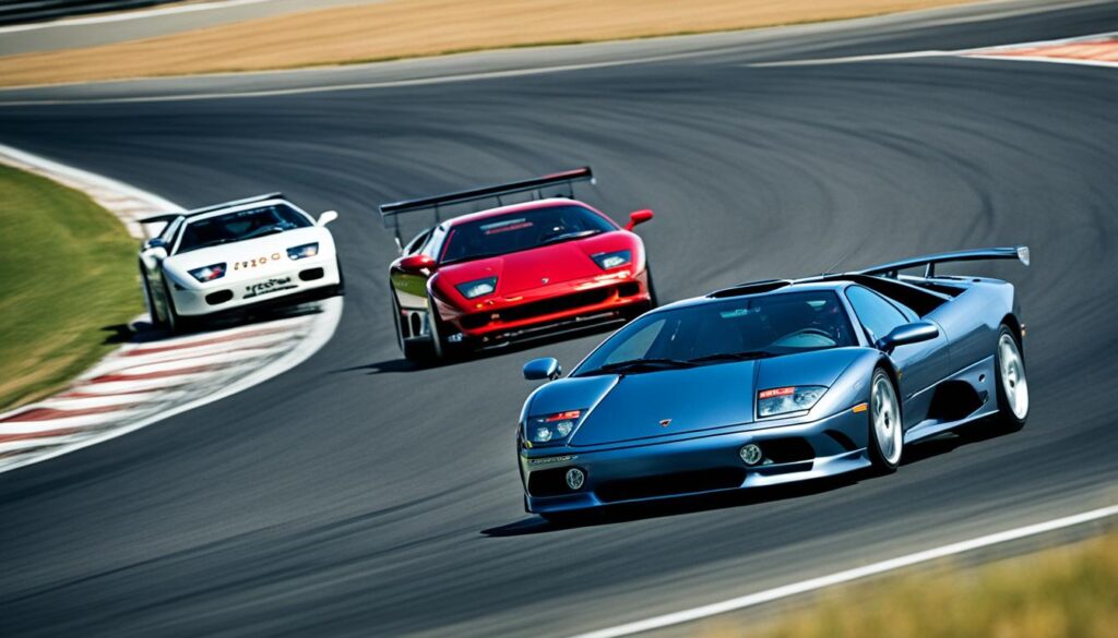 Lamborghini Diablo Supercar Competition