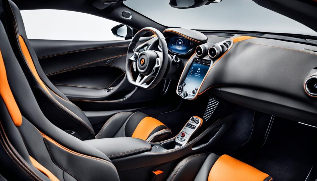 Luxury Interior of McLaren 625C