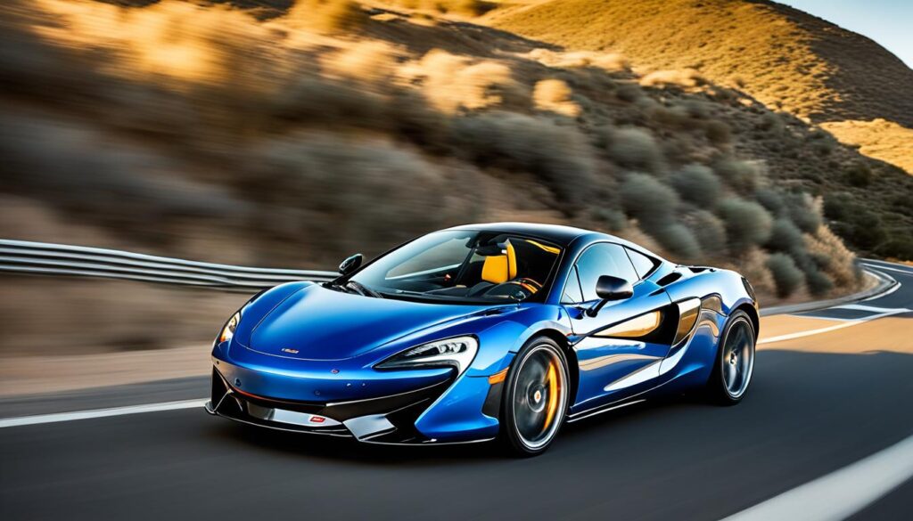 McLaren 540C handling precision