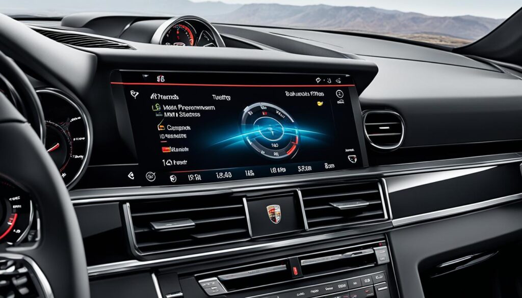 Porsche 911 Turbo Infotainment System