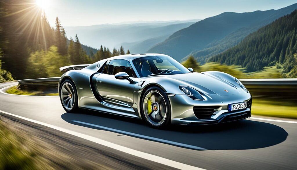 Porsche 918 Hybrid Supercar Efficiency