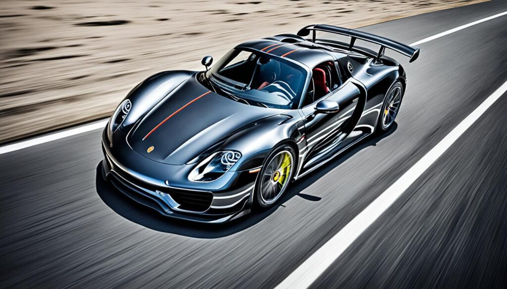 Porsche 918 Spyder carbon fiber structure