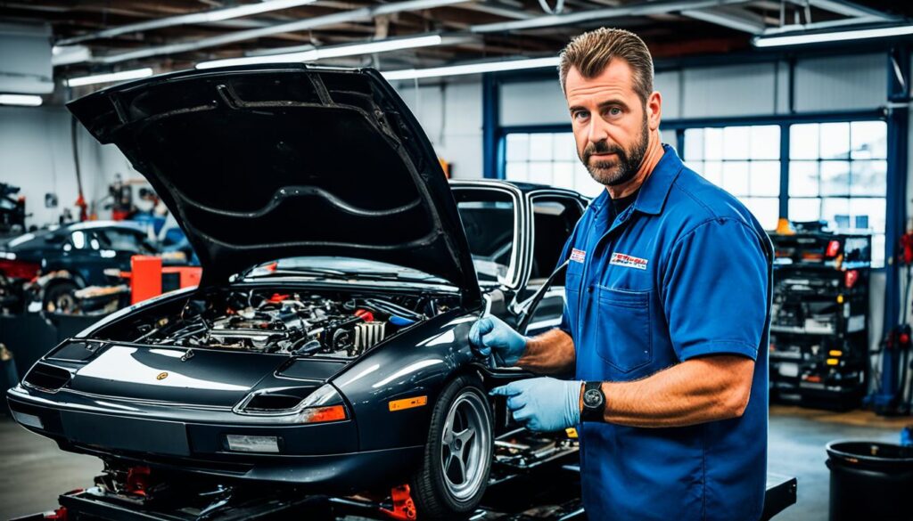 Porsche 928 servicing